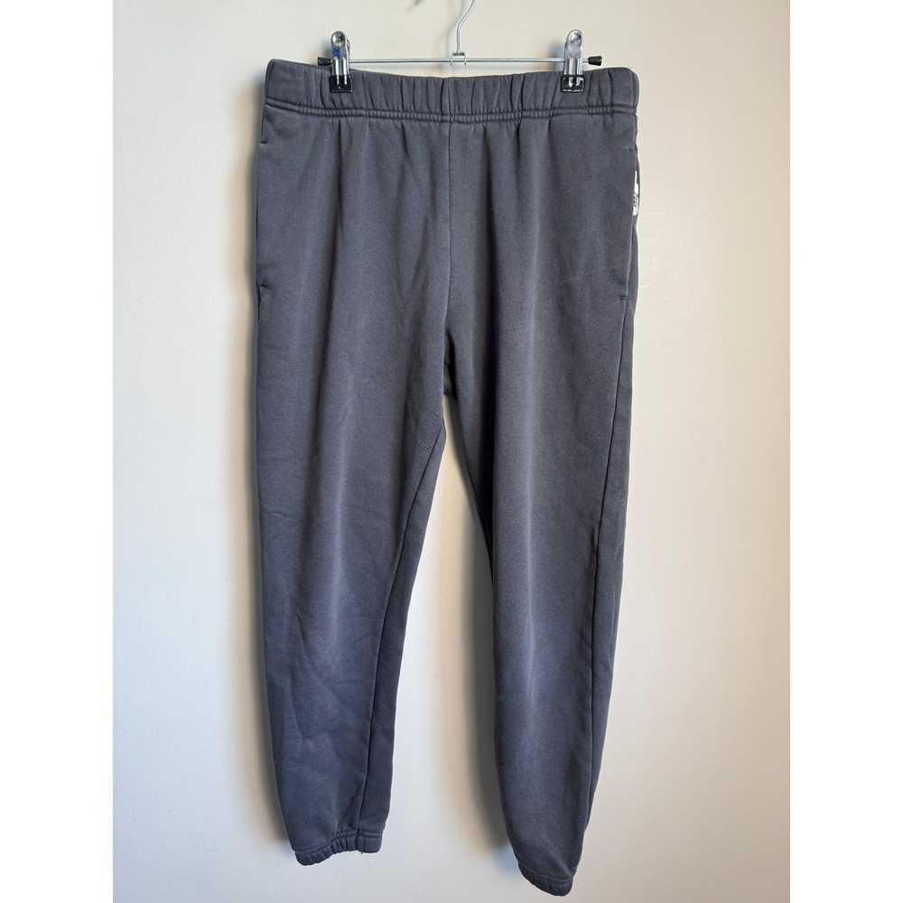 Adidas Mens Charcoal Gray Joggers M Athleisure Loungewear Streetwear Comfy